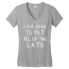 cat Women's V-Neck T-Shirt