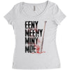 eeny meeny miny moe Women's Triblend Scoop T-shirt