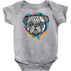 pug face Baby Onesie