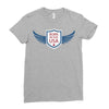 born in the usa Ladies Fitted T-Shirt