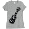 ukulele Ladies Fitted T-Shirt