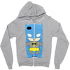 superhero iphone cases Zipper Hoodie