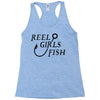 reel girls fish Racerback Tank