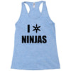 i heart ninjas Racerback Tank