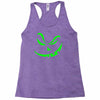 scary pumpkin halloween Racerback Tank