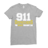 911 dispatcher heroes Ladies Fitted T-Shirt