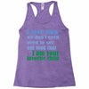 i am your favorite child Racerback Tank