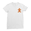 Ginger Bread Pocket Ladies Fitted T-Shirt