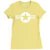 us air force retro Ladies Fitted T-Shirt