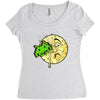 moon invaders Women's Triblend Scoop T-shirt