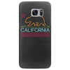 neon sign california republic flag bear Samsung Galaxy S7 Edge Case