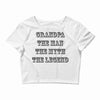 Grandpa Crop Top