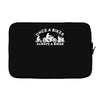 once a biker always a biker motorcycle Laptop sleeve