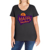happy halloween 2 Ladies Curvy T-Shirt