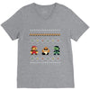 super mario chistmas V-Neck Tee