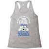 Some Girls Love Diamonds This Girl Loves Balls Racerback Tank