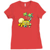 summer beach Ladies Fitted T-Shirt