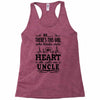 There's This Girl Who Stole My Heart She Calls Me Uncle Racerback Tank