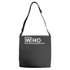 doctor who m.d   vintage retro tv show fan dr Adjustable Strap Totes