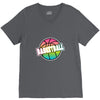 neon basketball V-Neck Tee