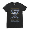 motocross extreme Ladies Fitted T-Shirt