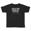i gave up thinking Toddler T-shirt