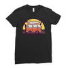 Sunset Van Ladies Fitted T-Shirt