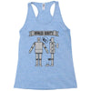 onward robots! &ndash; by chris ware Racerback Tank