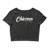 chicana with rose Crop Top