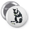 radioactive cat Pin-back button
