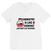 chemistry is like cooking V-Neck Tee