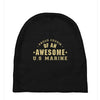 proud cousin of an awesome u.s marine Baby Beanies