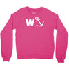 w anchor funny pub joke Crewneck Sweatshirt