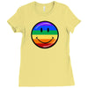 smiling Ladies Fitted T-Shirt