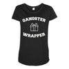 gangster wrapper Maternity Scoop Neck T-shirt