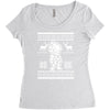 christmas saiyan prince Women's Triblend Scoop T-shirt