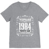 vintage made in 1984 perfectly aged a living legend V-Neck Tee
