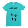 Guess What Baby Inside Pregnancy Announcement Ladies Fitted T-Shirt