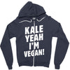 Kale Yeah I'm Vegan! Zipper Hoodie