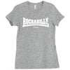 rockabilly logo Ladies Fitted T-Shirt