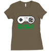 dad retro game Ladies Fitted T-Shirt