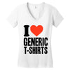 and cats Women's V-Neck T-Shirt