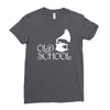 old school Ladies Fitted T-Shirt