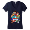 paw patrol birthday boy mom Women's V-Neck T-Shirt