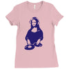 dj mona lisa Ladies Fitted T-Shirt