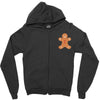 Ginger Bread Pocket Zipper Hoodie