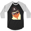 pug in a crew 3/4 Sleeve Shirt