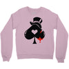 poker hat ace of spades Crewneck Sweatshirt