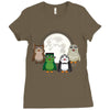 Monster porgs V1 Ladies Fitted T-Shirt