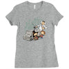 scientific paradox goes boink Ladies Fitted T-Shirt